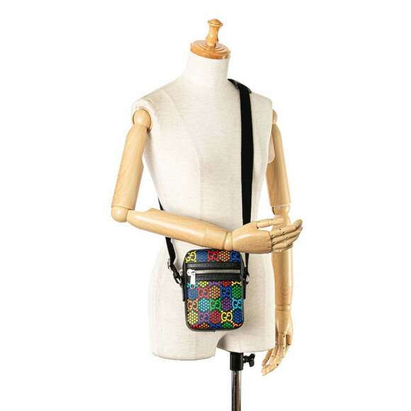 GUCCI Authentic Black Leather Shoulder Bag - Picture 10 of 10